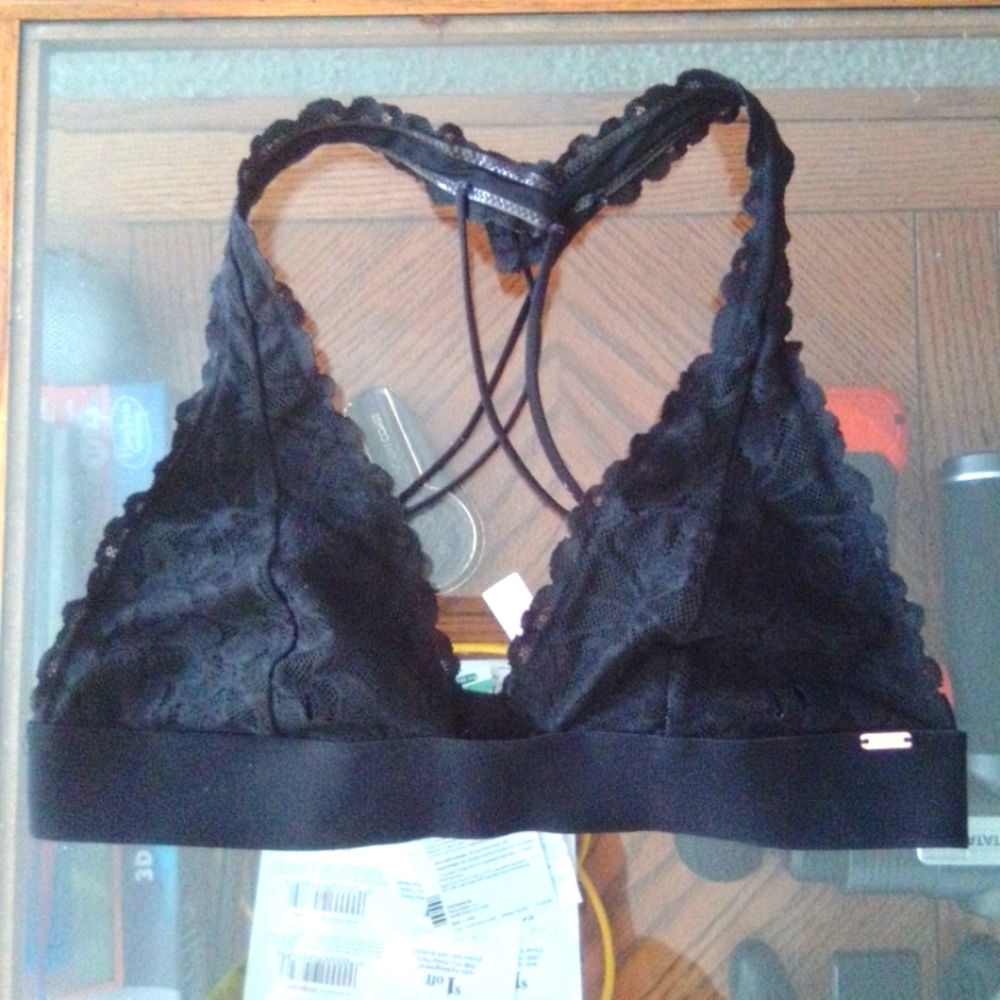 Sexy padded lace bra